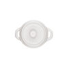 Ceramique, Mini cocotte rotonda - 10 cm, bianco, small 4