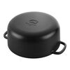 Bellamonte, Cocotte 26 cm, Rond(e), Noir mat, Fonte, small 4