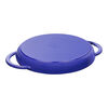 Cast Iron, 10-inch, Round, Round Double Handle Pure Grill, Blueberry, small 2