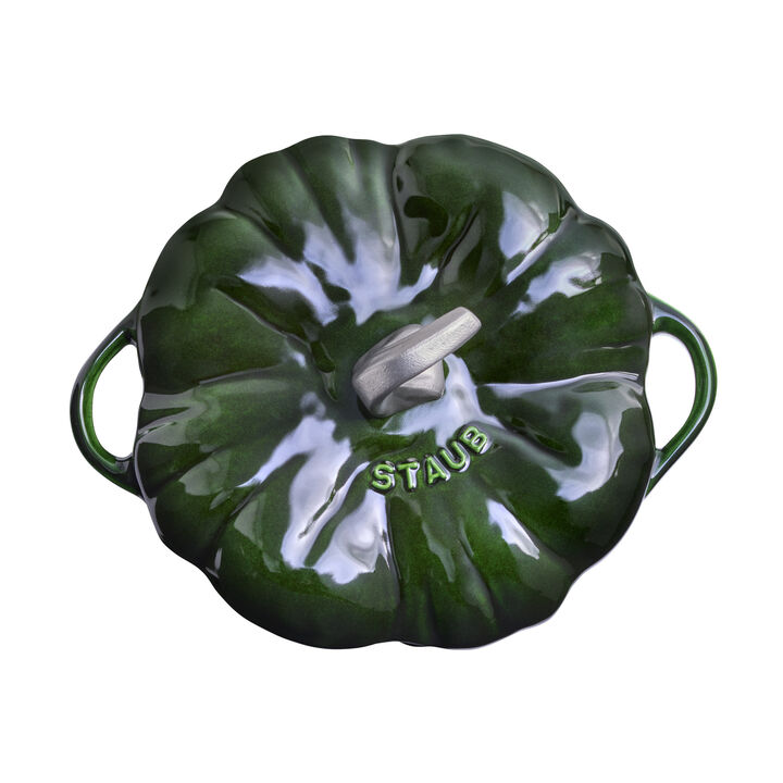 Cast Iron, 3.5 qt, Pumpkin, Cocotte With Stainless Steel Knob, Basil - Factory Second, large 3