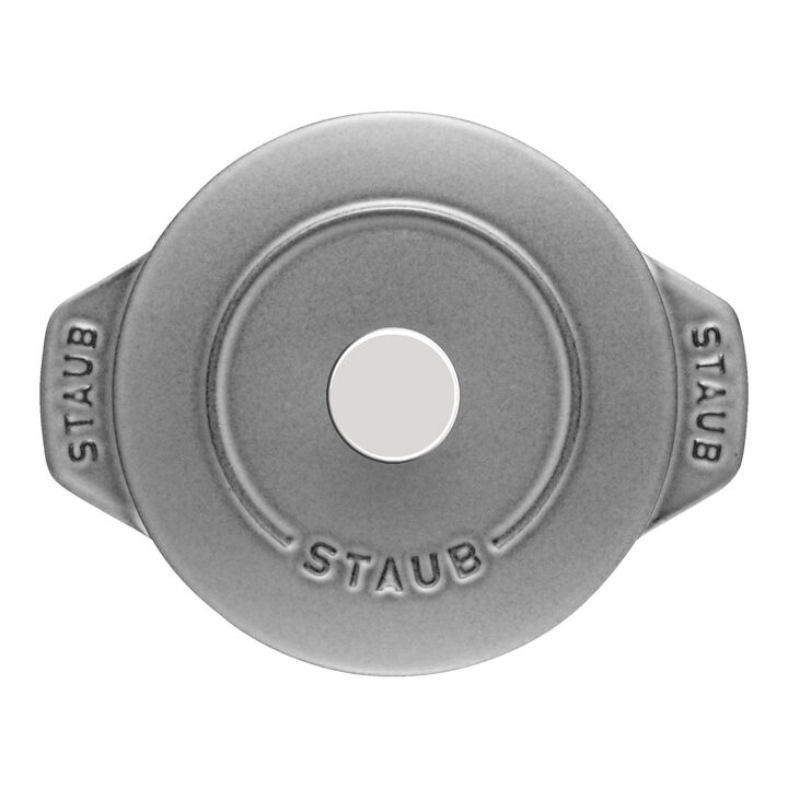 Cast Iron, 0.75 qt, Petite French Oven, Graphite Grey, large 3