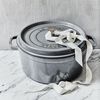 La Cocotte, 24 cm round Cast iron Cocotte graphite-grey, small 6