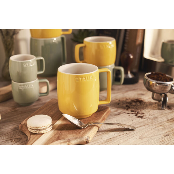 Ceramique, Tasse 350 ml, Citron, Keramik, large 4