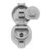 Thermo, Bouteille isotherme, 450 ml, Blanc-Gris, small 3