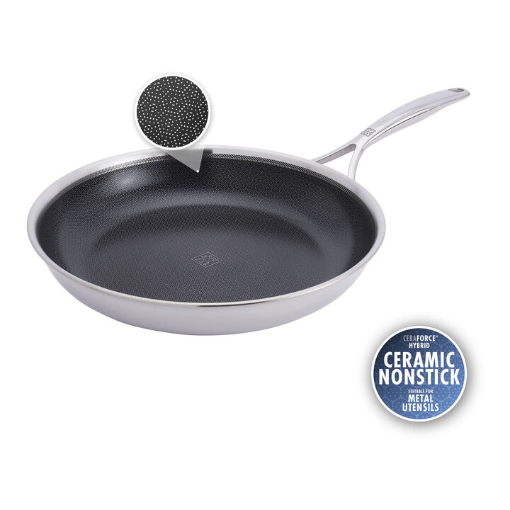 Peak, 9.5-inch, Ceramic Hybrid Frying Pan, large 1