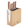 VIER STERNE, 6-tlg, Messerblockset, Braun, small 3