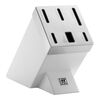 Gourmet, 7-pcs, Bloc de couteaux, Blanc, small 9