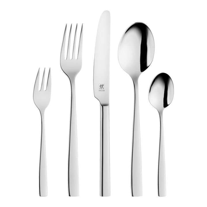 Roseland (polished), 30-pcs polished Dinner set, large 1
