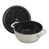 鋳物ホーロー鍋, Wa-NABE S スノーフレーク 16 cm, 鋳鉄, small 2