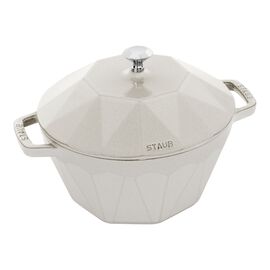 2.8 l cast iron Diamond Cocotte, white truffle