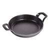 Cast Iron, 6-inch, Round, Gratin Baking Dish, Graphite Grey, small 1