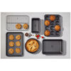 6 Piece special shape Bakeware set, graphite-grey, small 8