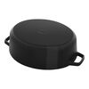 Cast Iron, 6.25 qt, Wide Oval Dutch Oven, Matte Black, small 5