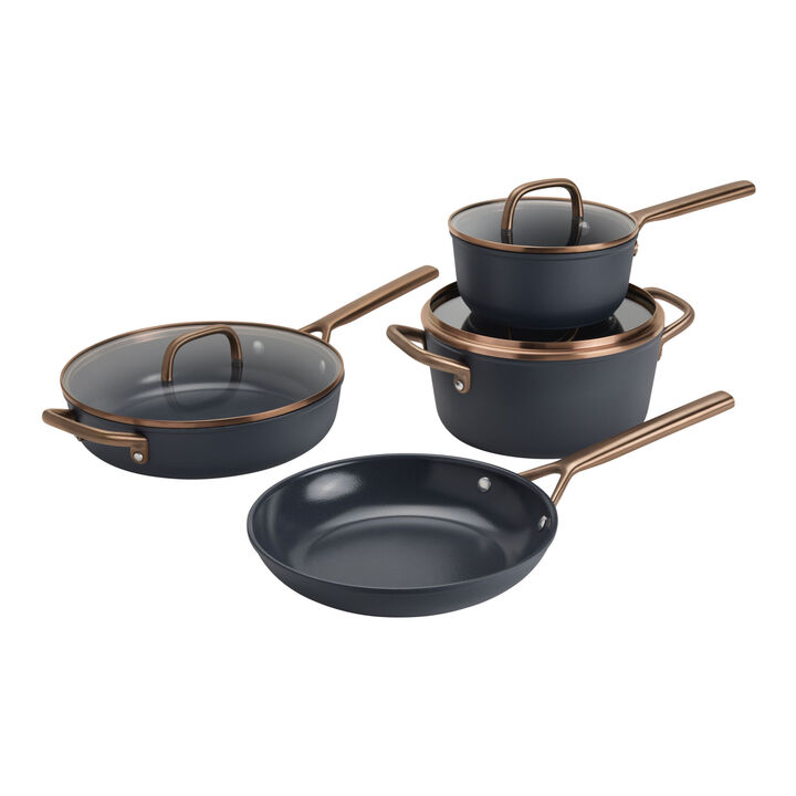 Milano, 7 Piece aluminum Cookware set, large 1