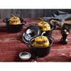 La Cocotte, Cocotte 12 cm, Rond(e), Noir mat, Fonte, small 8