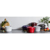 La Cocotte, Cocotte Dyb 24 cm / 4,75 l, Rund, Sort, St&oslash;bejern, small 12