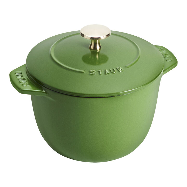 Cast Iron, 1.5 qt, Petite French Oven, Pistachio, large 1