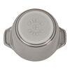 La Cocotte, 12 cm round Cast iron Rice Cocotte graphite-grey, small 7
