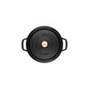Cast Iron, 9 qt, Round, Cocotte, Matte Black - Factory Second, small 3