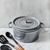 La Cocotte, 24 cm round Cast iron Cocotte graphite-grey, small 2