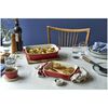 Stoneware, 2-pc, Rectangular Baking Dish Set, Cherry, small 3