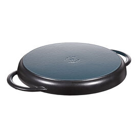 Pure Grill 30 cm, Rund, Svart, Gjutjärn