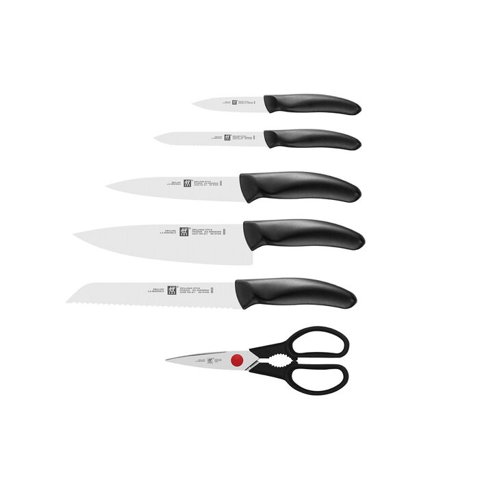 Style, Set di coltelli con ceppo, 7-pz., Antracite, large 2