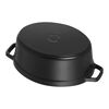 La Cocotte, Cocotte 31 cm / 5,5 l, Oval, Noir, small 6