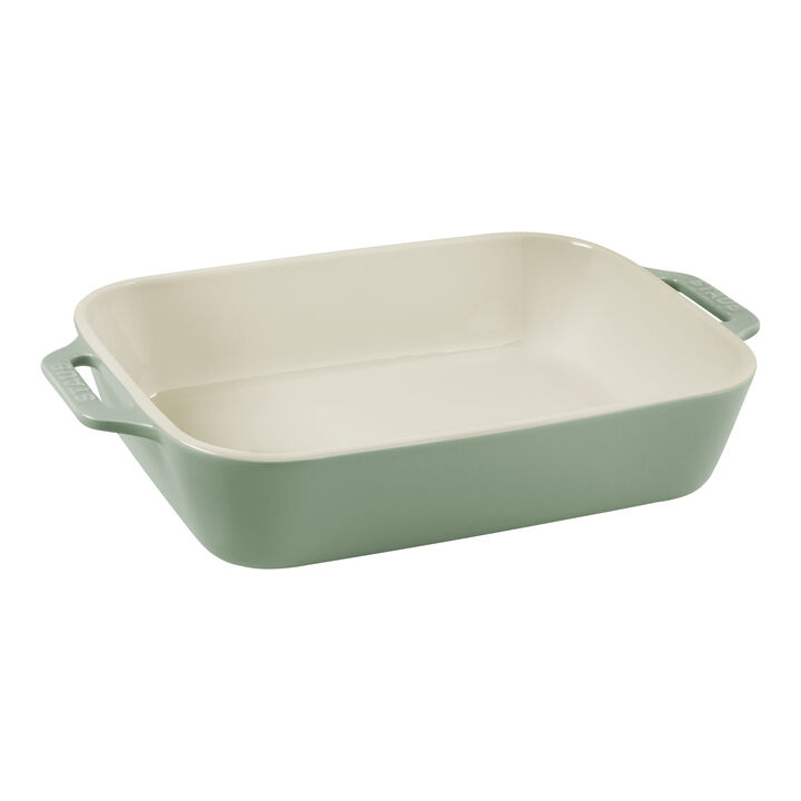 Ceramique, Rectangular Baking Dish Set Eucalyptus 3 Piece, large 4