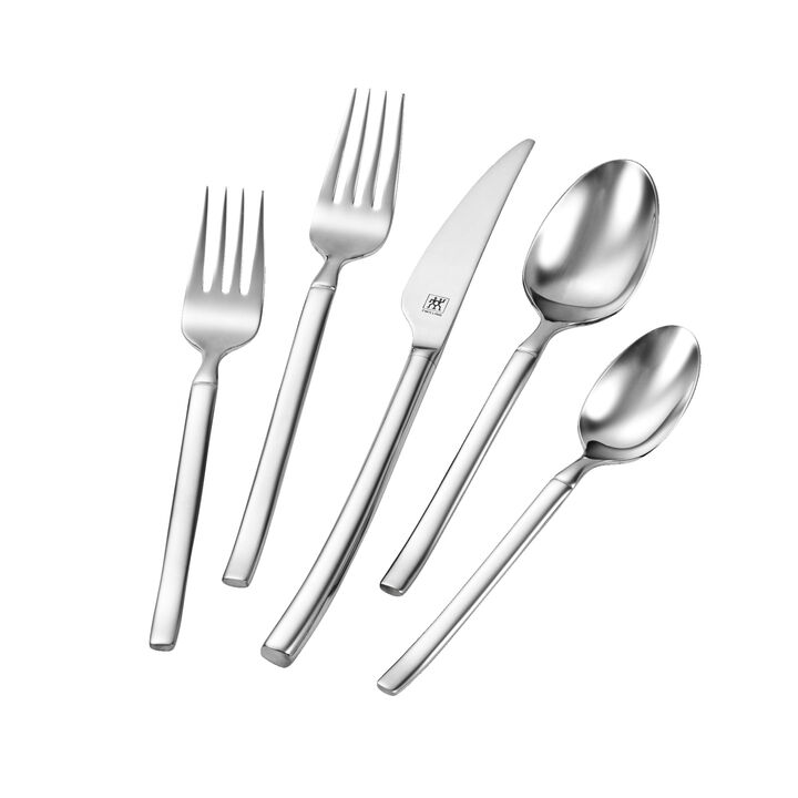 Opus (polished), 45-pc Flatware Set, 18/10 Stainless Steel , large 1