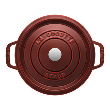 D&ouml;k&uuml;m Tencere | Bordo | 24 cm | 3,7 l | yuvarlak,,large 8