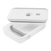 Fresh & Save, Vacu&uuml;m broodtrommelset, L plat / 6-delig, Kunststof, semitransparant-Grijs, small 6