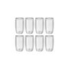 Sorrento, 8 Piece, Latte Glass Set - Value Pack, transparent, small 2