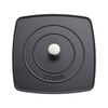 Cast Iron, Square, Panini Press, Matte Black - Factory Second, small 3