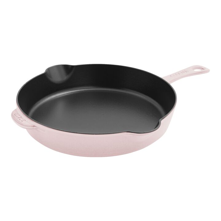 Cast Iron, 11-inch, Traditional Deep Skillet, Peony Pink, large 1