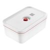 Lunch box sottovuoto L, plastica, bianco-rosso,,large