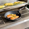 BBQ+, Perforated Carbon Steel Fry Pan with Removeable Handle, small 2