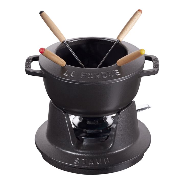 Specialities, 8-pz., Set per fonduta, nero, large 1
