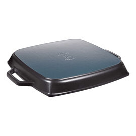 Grillpan 33 cm, Zwart