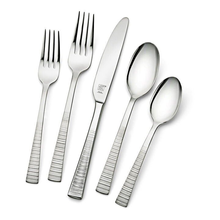 Kingwood, 42-pc Flatware Set, 18/10 Stainless Steel , large 1