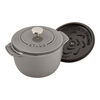La Cocotte, 12 cm round Cast iron Rice Cocotte graphite-grey, small 2