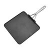 Motion, 28 cm / 11 inch aluminum square Grill pan, black, small 5