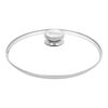 Apollo 7, 28 cm, Serveringspanna med glaslock, Silver, small 5
