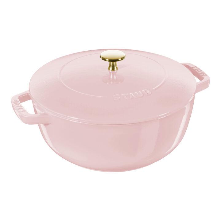 Cast Iron, 5 qt, Essential French Oven, Peony Pink, large 1