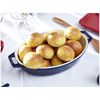 Ceramique, 400 ml ceramic oval baking dish, dark-blue, small 4