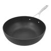Alu Industry 3, 28 cm / 11 inch aluminum Wok flat bottom, small 2