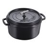 La Cocotte, Cocotte Buster+Punch rotonda - 28 cm, Nera, small 1