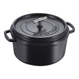 7 qt, Round, Dutch Oven Buster And Punch, Matte Black