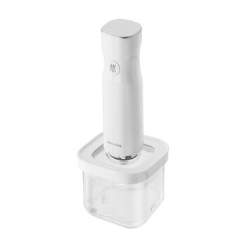 CUBE Saklama Kabı S / 11 cm, şeffaf-beyaz,,large 4