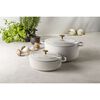 Bellamonte, Cocotte ovale - 33 cm, avorio, small 6